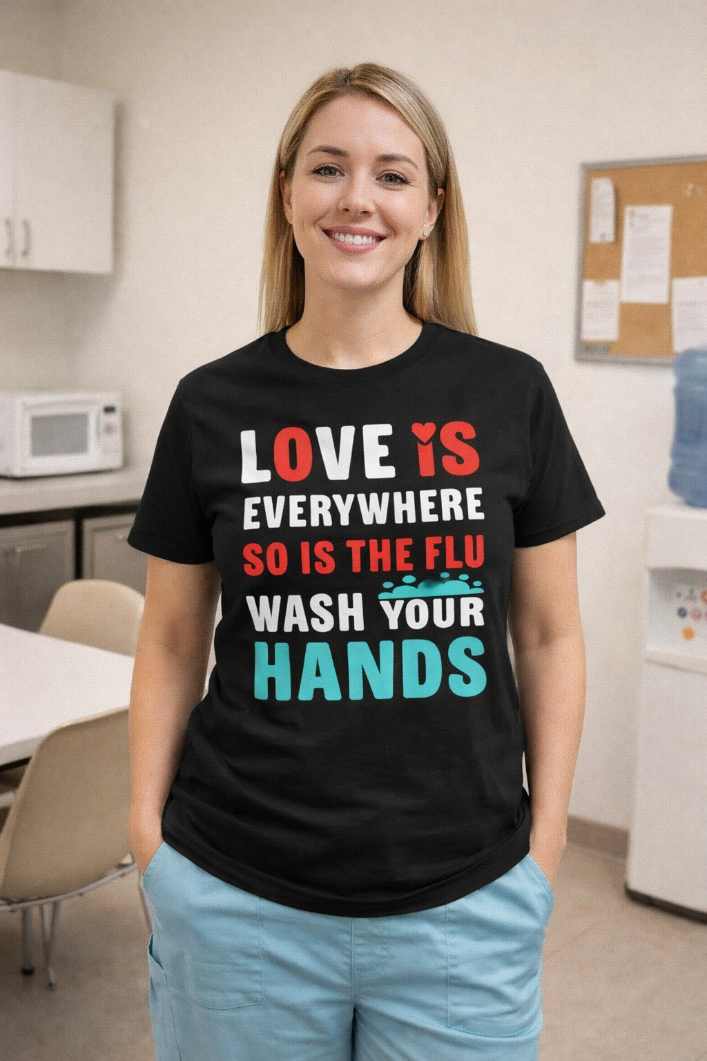 Love Is Everywhere, So Is the Flu — Wash Your Hands