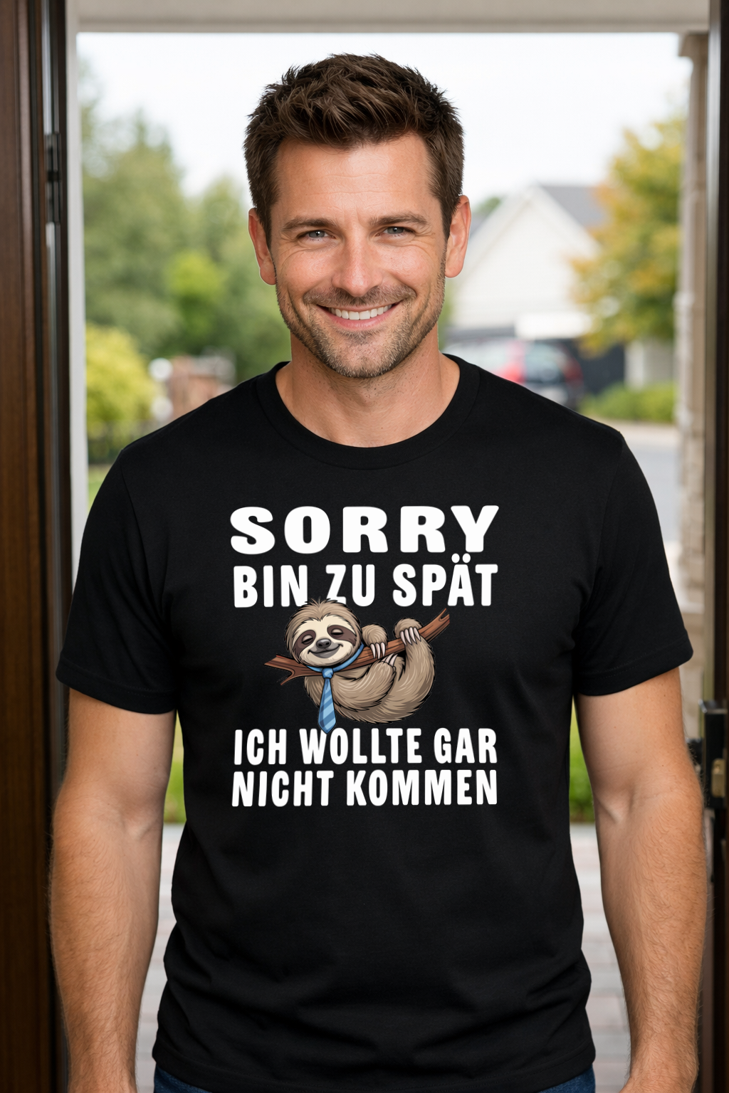 Schluss mit Ausreden: Das ehrlichste Faultier-Shirt fürs Büro